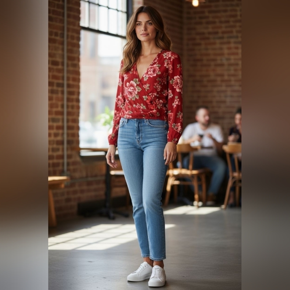 Forever 21 Floral Top